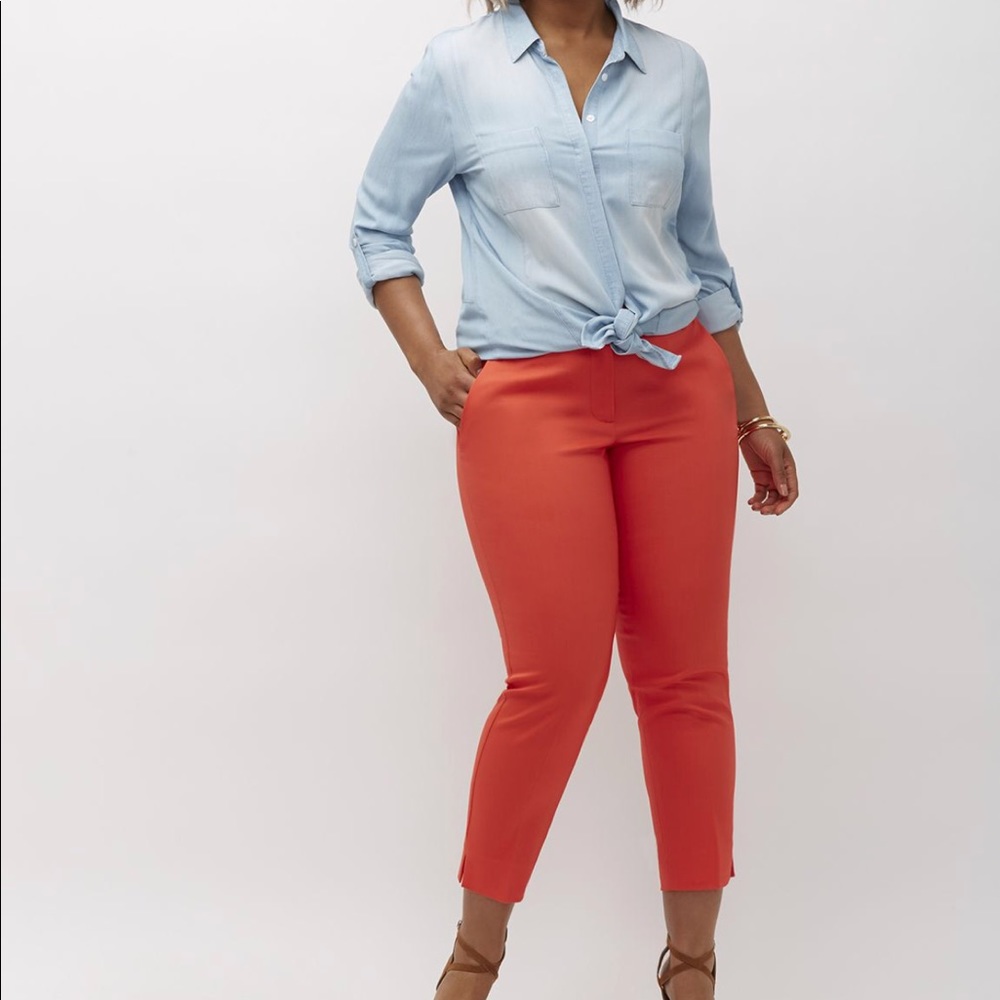 Lane Bryant The Modernist Collection Coral Pants